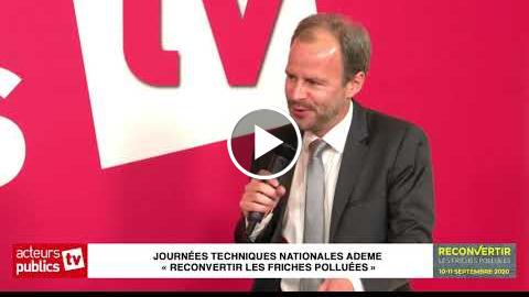 Interview d’Arnaud Leroy dans le cadre des journées « reconvertir les friches polluées »
